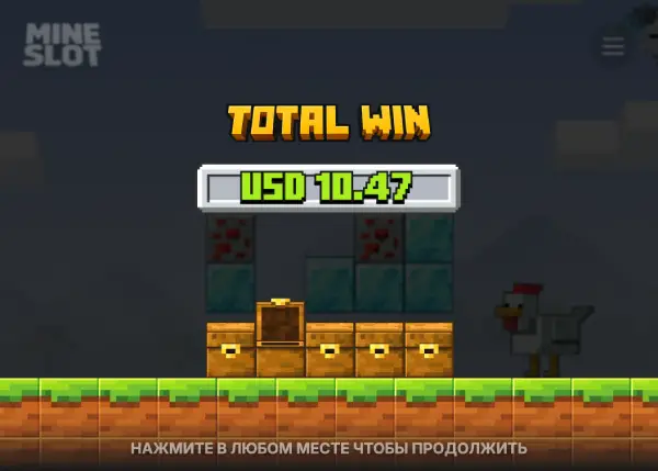 Слот в стиле Майнкрафт в казино называется Mine Slot